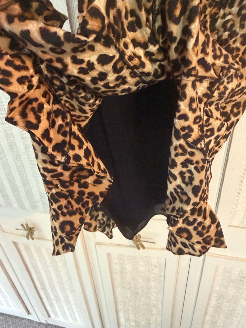 VERONICA BEARD Lila leopard puff sleeve dress Sz 4 - Picture 11 of 12